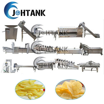 دستگاه ساخت چیپس تمام اتوماتیک SUS304 500 کیلوگرم در ساعت