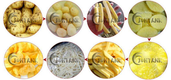 Lays Cassava French Crisp Automatic Snacks made 1000kg/hr