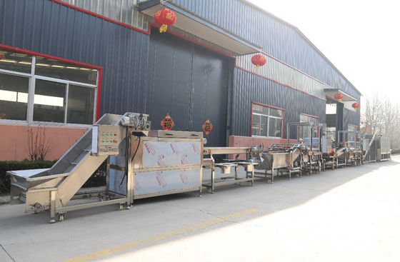 1000kg/H خط تولید چیپس سیب زمینی سرخ کرده