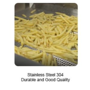 خط تولید چیپس سیب زمینی دستگاه تولید سیب زمینی سرخ شده کاملاً اتوماتیک SS304