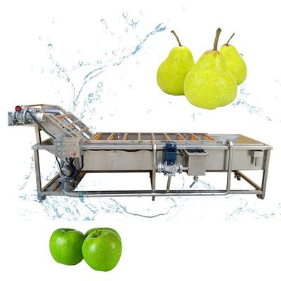 خط فرآوری میوه و سبزیجات SUS304، ماشین لباسشویی و خشک کردن سبزیجات