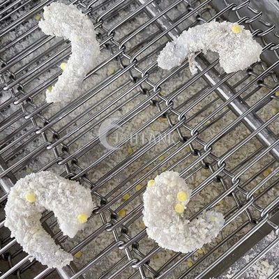 دستگاه سرخ کردن مداوم کوفته مرغ دو کمربند Sus304 1000 کیلوگرم در ساعت